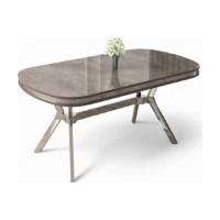Masă pentru bucătărie Hanah Home Olya Anthracite Chrome imaginea #2 — magazin online Desire.md