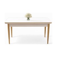 Masă pentru bucătărie Hanah Home Rewa White Gold imaginea #2 — magazin online Desire.md