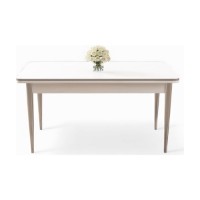 Masă pentru bucătărie Hanah Home Rewa White Chrome imaginea #2 — magazin online Desire.md