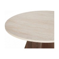 Masă pentru bucătărie Hanah Home Virella Travertine Venezia Walnut imaginea #5 — magazin online Desire.md