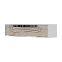 Măsuţă de toaletă Hanah Home Meyra 120 White Travertine Silver imaginea #4 — magazin online Desire.md
