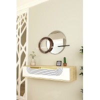 Măsuţă de toaletă Hanah Home Meyra 120 Sapphire Oak White Gold imaginea #2 — magazin online Desire.md