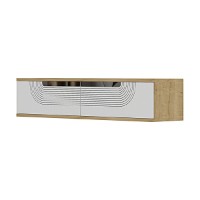 Măsuţă de toaletă Hanah Home Meyra 120 Sapphire Oak White Silver imaginea #4 — magazin online Desire.md