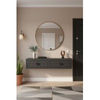 Măsuţă de toaletă Hanah Home Yuka 120 Anthracite