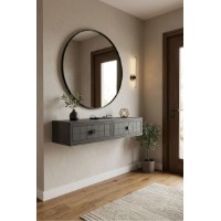 Măsuţă de toaletă Hanah Home Yuka 120 Anthracite imaginea #3 — magazin online Desire.md