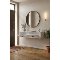 Măsuţă de toaletă Hanah Home Yuka 120 White imaginea #3 — magazin online Desire.md