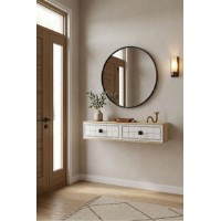 Măsuţă de toaletă Hanah Home Yuka 120 Sapphire Oak White imaginea #2 — magazin online Desire.md