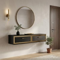 Măsuţă de toaletă Hanah Home Tuna 120 Anthracite Gold imaginea #2 — magazin online Desire.md