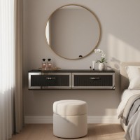 Măsuţă de toaletă Hanah Home Tuna 120 Anthracite Silver imaginea #3 — magazin online Desire.md