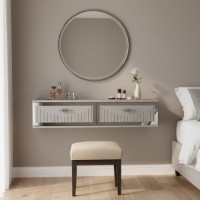 Măsuţă de toaletă Hanah Home Tuna 120 White Silver imaginea #3 — magazin online Desire.md