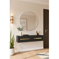 Măsuţă de toaletă Hanah Home Rany 120 Anthracite Gold