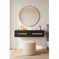 Măsuţă de toaletă Hanah Home Rany 120 Anthracite Gold imaginea #2 — magazin online Desire.md