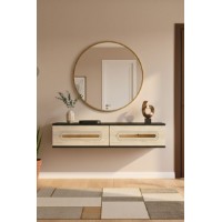 Măsuţă de toaletă Hanah Home Rany 120 Gold Anthracite imaginea #2 — magazin online Desire.md