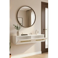 Măsuţă de toaletă Hanah Home Rany 120 White Gold imaginea #3 — magazin online Desire.md