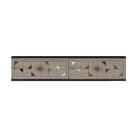 Туалетный столик Hanah Home Moka 120 Anthracite Travertine Gold фото №4 — интернет-магазин Desire.md