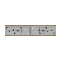 Măsuţă de toaletă Hanah Home Moka 120 Sapphire Oak White Silver imaginea #4 — magazin online Desire.md