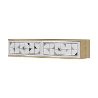 Măsuţă de toaletă Hanah Home Moka 120 Sapphire Oak White Silver imaginea #5 — magazin online Desire.md