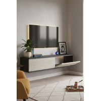 Măsuţă de toaletă Hanah Home Zeynep 120 Anthracite Travertine imaginea #3 — magazin online Desire.md