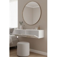 Măsuţă de toaletă Hanah Home Ida 120 White imaginea #3 — magazin online Desire.md