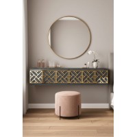Măsuţă de toaletă Hanah Home Arex 120 Anthracite Gold imaginea #3 — magazin online Desire.md