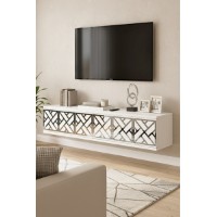 Măsuţă de toaletă Hanah Home Arex 120 White Silver