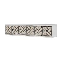 Măsuţă de toaletă Hanah Home Arex 120 White Silver Travertine imaginea #5 — magazin online Desire.md