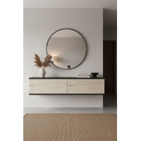 Măsuţă de toaletă Hanah Home Aplos 120 Anthracite Travertine imaginea #3 — magazin online Desire.md