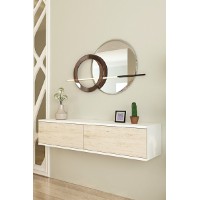 Măsuţă de toaletă Hanah Home Aplos 120 White Travertine imaginea #2 — magazin online Desire.md