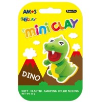 Пластилин Amos I-Clay Dino 4 Colors (ICM30-D)