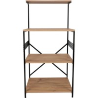 Suport bucătărie Trendy Anemon Black/Pine 60x124x45cm GTR006653