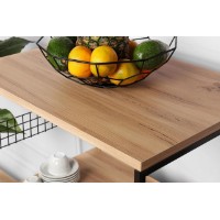 Suport bucătărie Trendy Anemon Black/Pine 60x124x45cm GTR006653 imaginea #4 — magazin online Desire.md