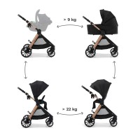 Carucior Kinderkraft 2in1 Vesto 2 Black (KSVEST02BLK2000) imaginea #5 — magazin online Desire.md