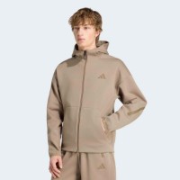 Hanorac pentru bărbați Adidas M Z.N.E. Full Zip Khaki Six, s.XXL