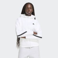 Hanorac damă Adidas W Z.N.E. Full Zip White, s.L