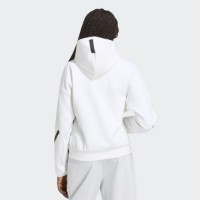 Hanorac damă Adidas W Z.N.E. Full Zip White, s.L imaginea #2 — magazin online Desire.md