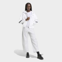 Hanorac damă Adidas W Z.N.E. Full Zip White, s.L imaginea #3 — magazin online Desire.md