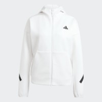 Hanorac damă Adidas W Z.N.E. Full Zip White, s.L imaginea #6 — magazin online Desire.md