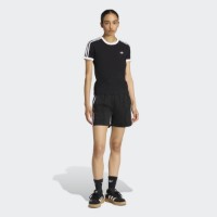 Tricou de dame Adidas 3S Slim Black/White, s.XS imaginea #3 — magazin online Desire.md