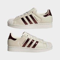 Ghete pentru dame Adidas Superstar II Off White/Maroon/Gold Metallic, s.36.5 imaginea #2 — magazin online Desire.md