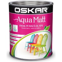 Smalț Oskar Aqua Matt Gray Scandinav 0.6L (CG441520)