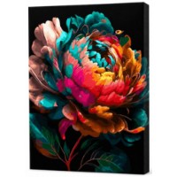 Tablou pe numere Art Gallery Econom Bujor multicolor 40x50cm (GX47406)