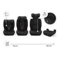 Scaun auto pentru copii Kinderkraft Comfort Up 2 Plus i-Size Black (KCCOUP02BLKPL00) imaginea #8 — magazin online Desire.md
