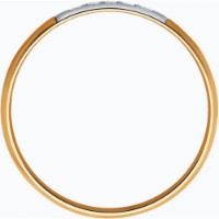 Inel din aur cu diamante Diamant 9103012461690 s.17,5 1,63g imaginea #6 — magazin online Desire.md