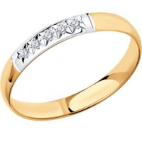 Inel din aur cu diamante Diamant 9103012461690 s.17,5 1,63g