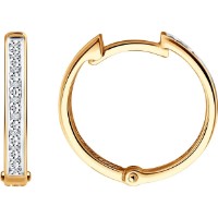 Cercei din aur cu diamante Diamant 9103017488814 1,49g