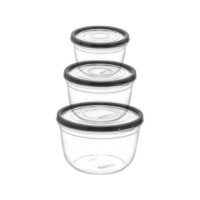 Набор пищевых контейнеров Dunya Plastik 0.625/1.2/2.1l 30735