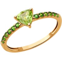 Inel din aur cu pietre semipretioase Diamant 9108203222029 s.16,5 1,36g