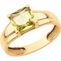 Inel din aur cu cuart Diamant 9139021052802 s.19 3,18g
