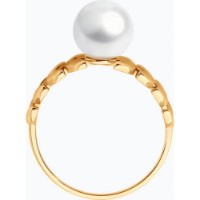 Inel din aur cu perla Diamant 9139028021559 s.18 2,68g imaginea #3 — magazin online Desire.md