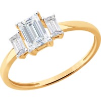 Inel din aur cu zirconii Diamant 9155011603274 s.16 1,57g